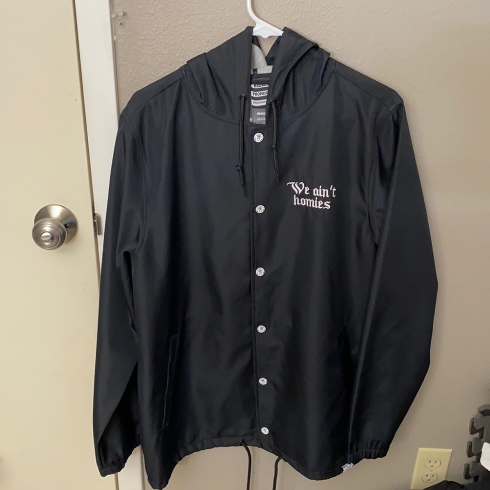 Broken Promises Windbreaker Jacket Zumiez Brand